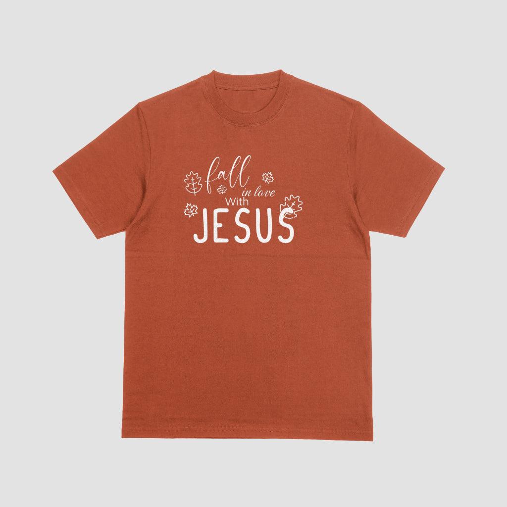 Limited Fall Edition: Unisex T-shirt - Fall in Love with Jesus "Pumpkin Pie"