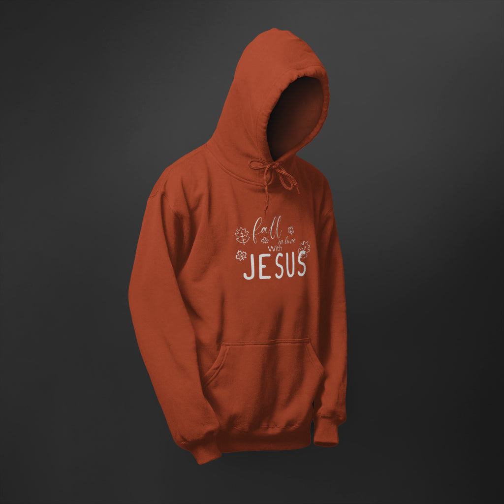 Limited Fall Edition: Hoodie - Fall in Love with Jesus "Pumpkin Pie"