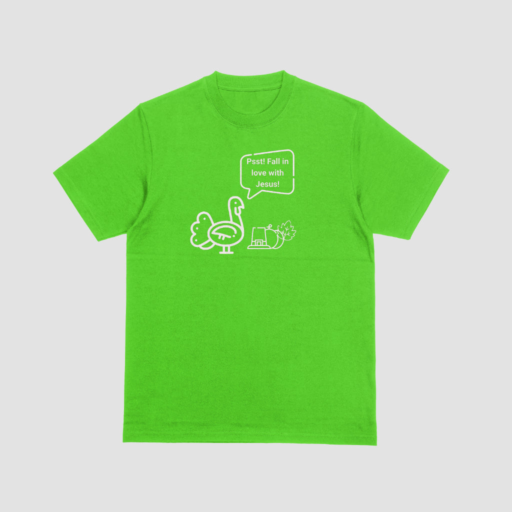 Limited Fall Edition: Unisex T-shirt - Fall in Love with Jesus "Granny Apple Pie"
