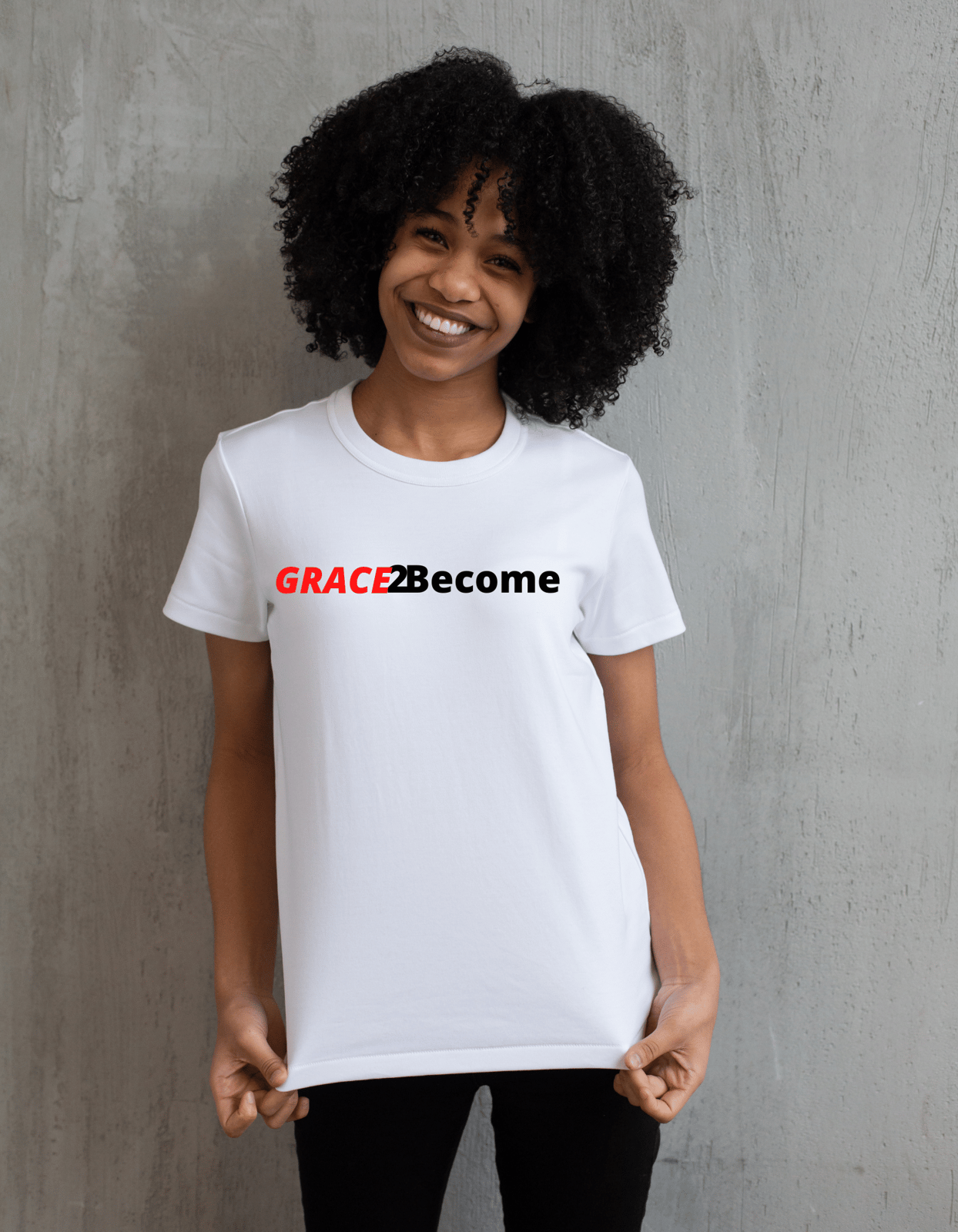 Unisex White T-shirt Logo
