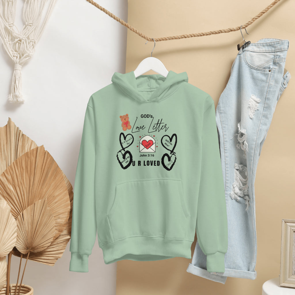 Premium Urban Hoodie (God's Love Letter) Valentine's Day